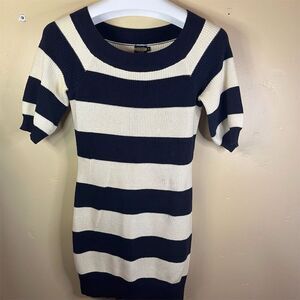 Rugby Ralph Lauren Women's Striped 3/4‎ Sleeve Pullover Sweater Dress Size Small